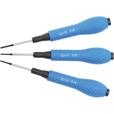 FORCE HOMME DE TOURNEVIS PRÉCISION, LONGUEUR: 140 MM, 3 PIÈCES, 803 (1/4)