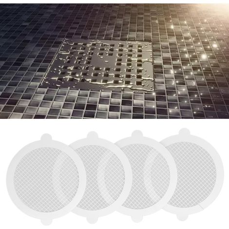 50 pièces de grilles anti-odeurs pour siphon de sol, grilles adhésives sans résidus, autocollants de nettoyage pour siphon de sol (50 pièces) (1/5)
