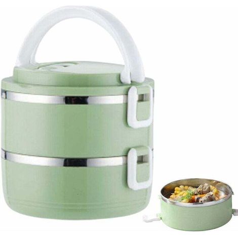 Thermos pour aliments chauds, 1400ml Boîte Isotherme Repas Chaud en Acier Inoxydable avec Poignée (1/4)