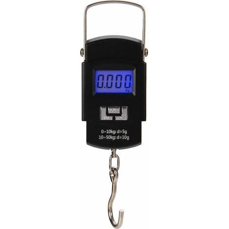 Balanza digital de viaje, Balanza portátil para equipaje 50kg Balanza de pesca digital portátil, Conversión multi-unidades portátil y (1/5)