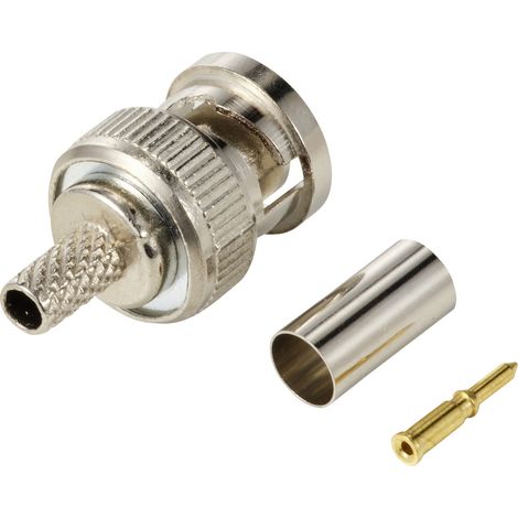 TRU COMPONENTS  TC-12885936 BNC-Steckverbinder Stecker, gerade 50 Ω 1 St.