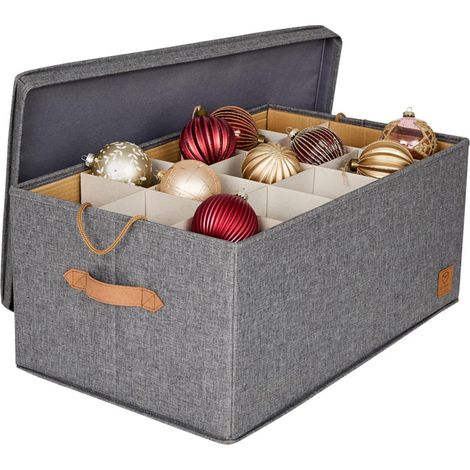 Boite De Rangement Pour Boules De Noël, Gris (1/5)