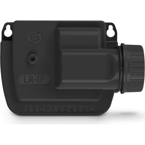 Programador de riego a pilas 9V modelo LR-IP2, con conexión Bluetooth y radio de largo alcance que utiliza LoRa, para 2 estaciones, color negro, 14 x 9 x 5,5 centímetros (referencia: Solem LR-IP2)