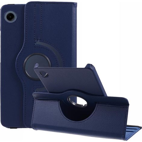 Custodia per Samsung Galaxy Tab A11 / A9, con rotazione a 360°, blu navy. (1/5)