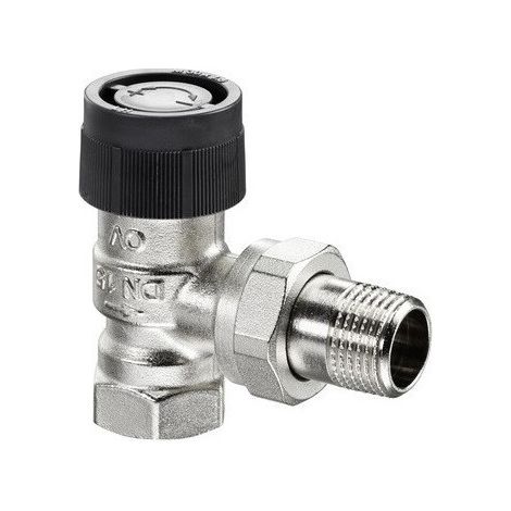 Vanne thermostatique OV, série A, M 30x1,5, PN 10, angle, DN 10, R 3/8Z
