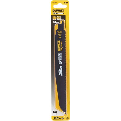 DEWALT DT2307L-QZ (pkt of 5) Flexible for wood & metal 228mm