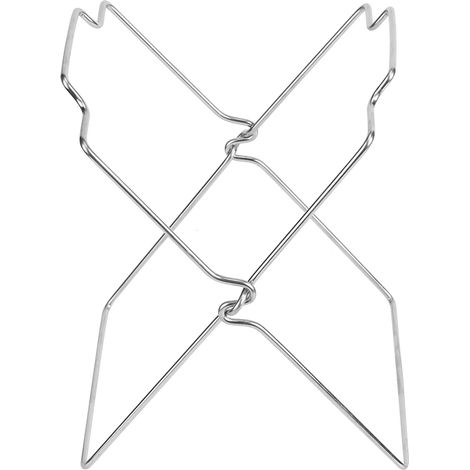 Support pliable en acier inoxydable pour sacs poubelle, porte-sac à déchets pliable, ustensile de cuisine (1/5)