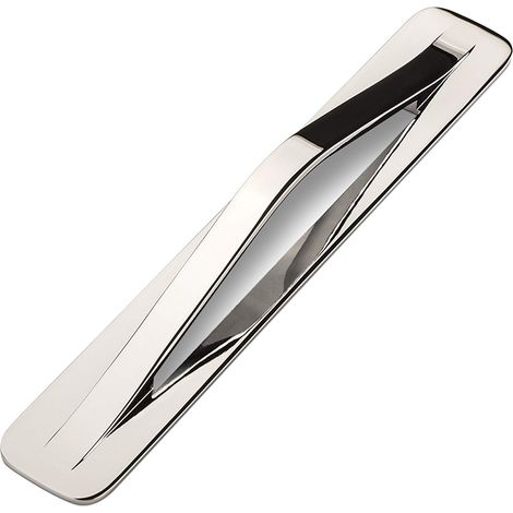 Bügelgriff OLIVIA BA 128 mm Edelstahl Chrom poliert (1/3)