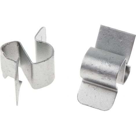 Rs Pro – Clip pour rebord de poutre – Acier – Épaisseur de la bride 4 à 7 mm – Plage de diamètre de câble 10 à 11 mm – Lot de 25