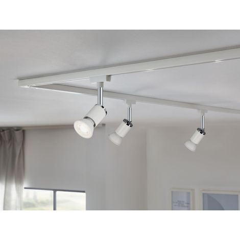 Lampe LED réflecteur RAL 9003 7 watts gradable Ampoule Blanc dépoli Lumière efficace Blanc chaud 2700 K GU10 (1/5)