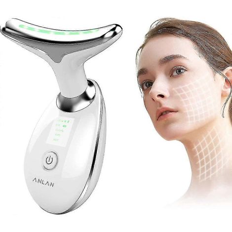 Appareil de massage facial, appareil de massage du visage avec 3 modes, 45 °C, appareil anti-rides pour le raffermissement et le lifting de la peau. (1/4)