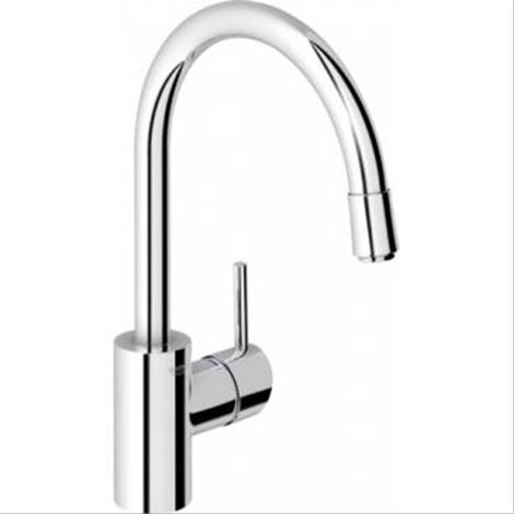 Mitigeur évier haut à mousseur extractible Concetto Grohe NF