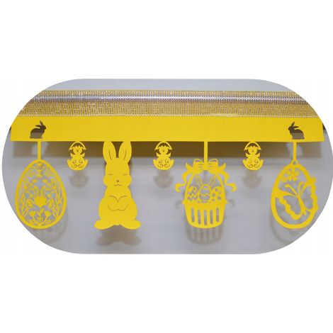 Tenda elegante per Pasqua, 90 x 40 cm