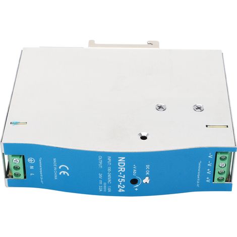 Alimentation à découpage BERM pour automate NDR-75-24 75W 24V 3,2A entrée 100-240VAC (1/5)