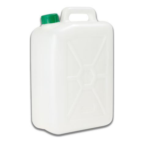Tanica per uso alimentare in plastica polietilene atossico "Ecoplast" bianco -30 litri
