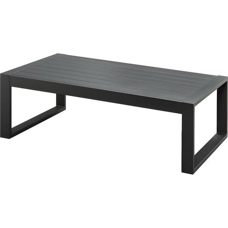 Table basse de jardin en aluminium - Anthracite - MOLOKAI de MYLIA