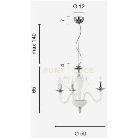 LAMPADARIO DEBUSSY 3 LUCI BORGOGNA E ORO ATTACCO E14 D.50CM
