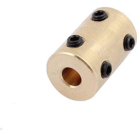 5mm à 6mm Bohrung Messing Robot Radkupplung mit festen Schrauben (e41cd074def780849639cdb21a04eb81) (1/4)
