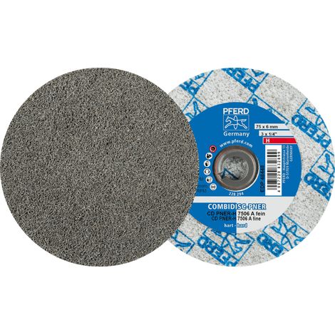 PFERD TOOLS COMBIDISC verpresste Vliesronde CD PNER Ø 75 mm Hart A Fein für Finish 25 Stk (1/4)