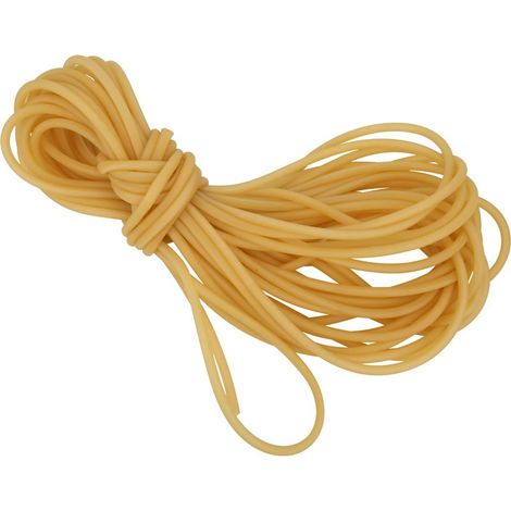 Bande élastique en latex naturel de 20 m pour lance-pierres, catapulte, tube élastique, garrot, bas chirurgical simple (1/5)