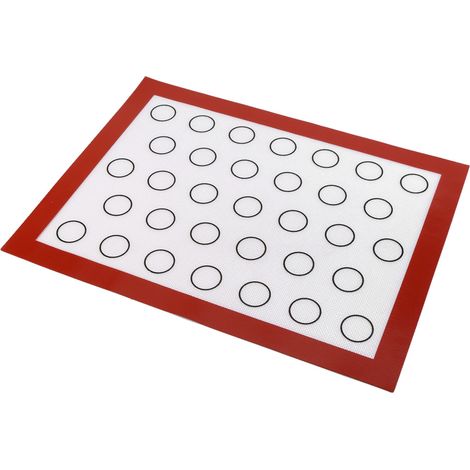 Tapis de cuisson en silicone pour moules à macarons 40 x 30 cm (1/4)