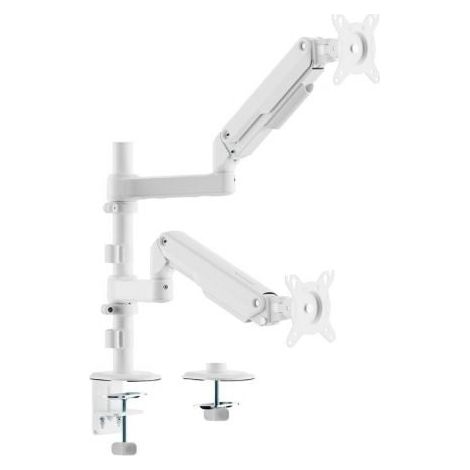 Soporte de Mesa con Contrapeso para 2 Monitores Aisens DT32TSR-441/ Giratorio/ Inclinable/ hasta 9kg