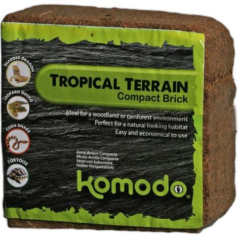 Ladrillo para terreno tropical Komodo M - sustrato de fibra de coco 4l (1/4)