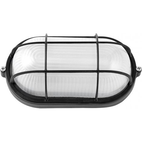 FAB 148162209  Apply Ext.oval Aluminium Apus Grande 1xe27 Schwarz 11,5x27,5x15,5 Cm Ip44