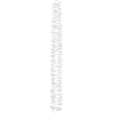 Hintergrundgirlande - Blumen, weiß 180cm GNT2-008