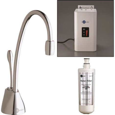 InSinkErator GN1100 Boiling Hot Water Kitchen Tap Chrome Neo Tank (1/5)