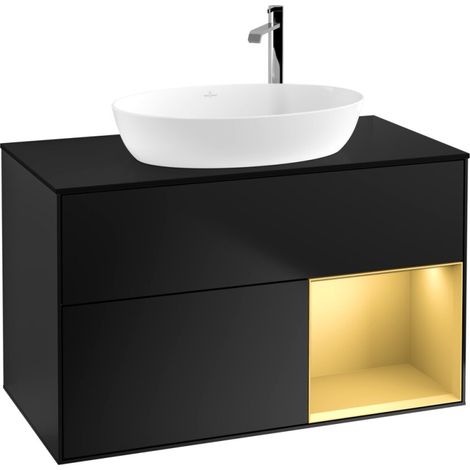 Villeroy & Boch F902HFPD Meuble sous-lavabo Finion F90 (1/2)