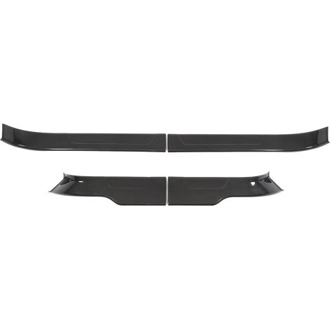 Protège-seuil de porte anti-dérapant en fibre de carbone, lot de 4 bandes de protection d'entrée pour URUS 2018-2021, garniture de seuil noir (1/5)