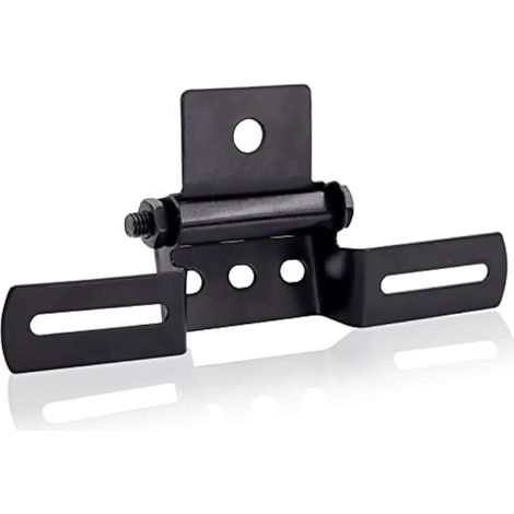 1PC Support de Feu Arrière de Moto Noir,Universal Support de Plaque d'immatriculation de Moto Pliage en Alliage D'aluminium pour Feu Stop Moto/Feu Arrière de Moto (1/5)