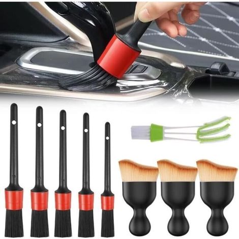Car Cleaning Brush, Soft Car Interior Cleaning Brush, Car Cleaning Brushes, Auto Detailing Brush (1/4)
