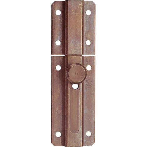 BL CATENACCIOLO ORIZZONTALE FERRO BRONZ  80 MM- ALDEGHI LUIGI SPA- 6,0 blister