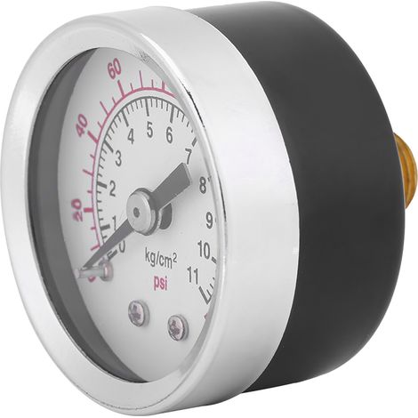 0-160 PSI 1/8 NPT Manometer für Wasser, Öl und Luft (1/5)