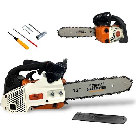 Motosega a scoppio 25CC 2 tempi con barra da 30CM per potatura pota giardinaggio