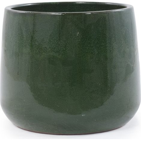 Set di 4 vasi in ceramica smaltata verde scuro, Ø 33/26/20/15 cm (1/5)