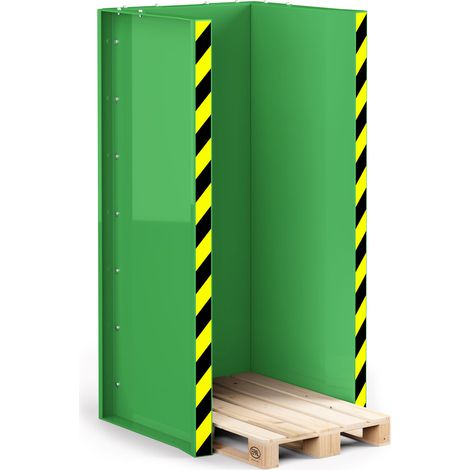 RR Industrietechnik Paletten Stapel Station RPS-15 BxTxH 1020x945x2145 mm RAL 6018 Gelbgrün
