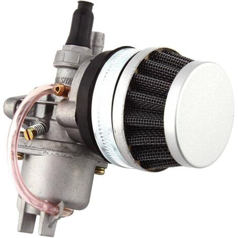 Carburador, carburador con filtro de aire, filtro de combustible de repuesto para minimoto, moto de cross, ATV, scooter con motor de 47 cc y 49 cc. (1/4)
