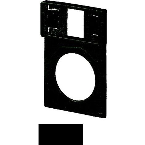 Support +étiquette sans inscription noir inscription possible EATON Q25TS-01