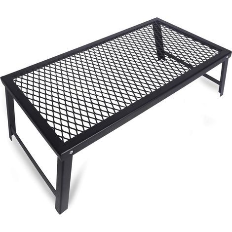 Grille de Camping Barbecue - Heavy Duty Campfire Grill Pliable Grill de Barbecue pour feu de Camp,Voyage,Camping,randonnée,Festival (1/5)
