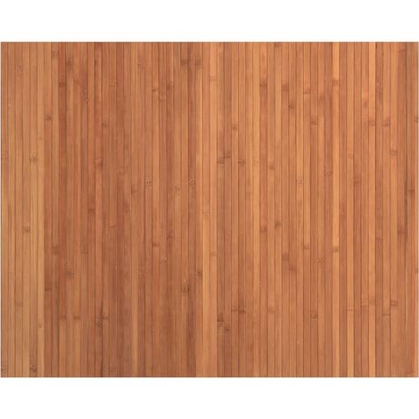 Alfombra rectangular bambú marrón 80x100 cm vidaXL (1/5)