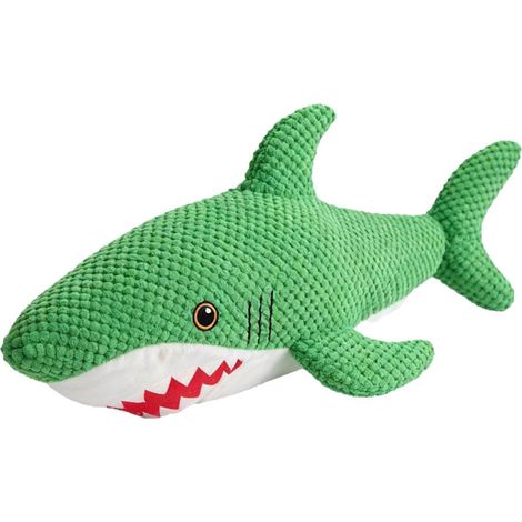 Jouet En Peluche Requin De Chien Peluche Verte avec Couineur Intégré Jouet Animal de Compagnie Pour Chiot, Maison, Salon, Intérieur, Chambre, Extérieur (1/5)