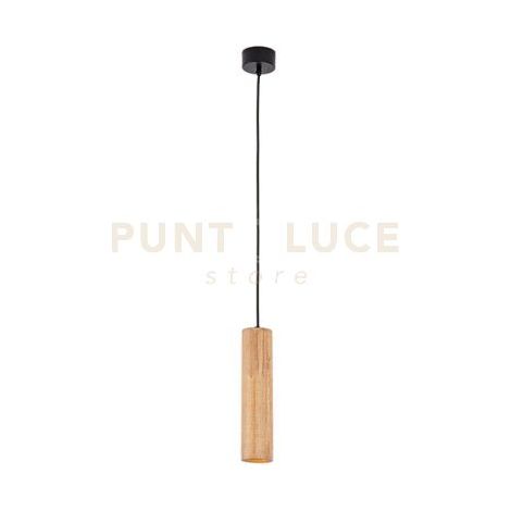 SOSPENSIONE Zambelis LEGNO CON BASE IN METALLO NERO
