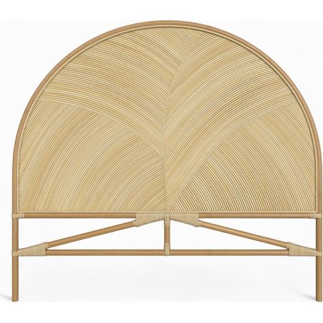 Tête de lit en rotin naturel 140 cm - BEIGIA