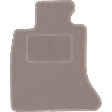 Alfombrilla de conductor beige para BMW 5 F11 FL familiar, touring (2013-2017)