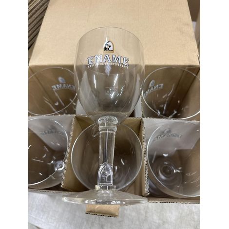 Ename - Lot de 6 verres à bière 33 cl - Neuf