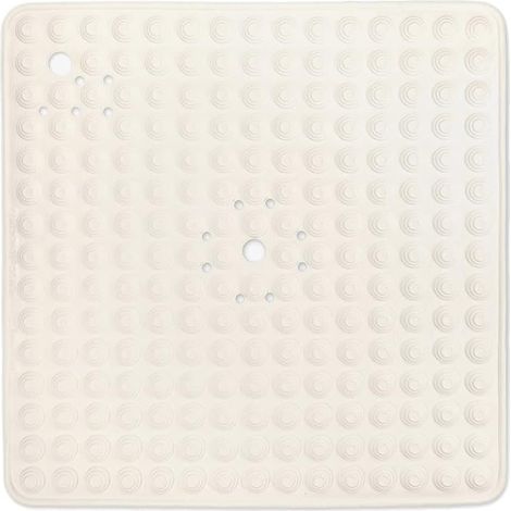 Tapis de douche en teck, tapis de bain antidérapant, tapis de spa de luxe, tapis en bois pour baignoire, 33 x 50,8 cm (1/5)