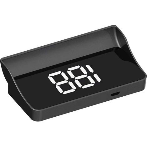 Integriertes Head-up-Display, universeller digitaler Tachometer, intelligentes Armaturenbrett, digitaler Tachometer, Drehzahlmesser, km/h-Anzeige, weiß
